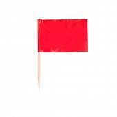 Red Toothpick Flags Red From Pack